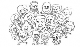 集体照漫画,漫画里的校园生活剪影